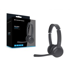 "Enhance Your Audio Experience with the Conceptronic POLONA04BT Bluetooth Stereo Headset"